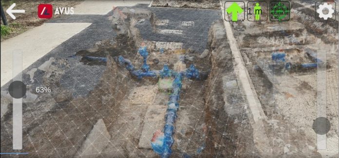 augmented visualisation of underground services