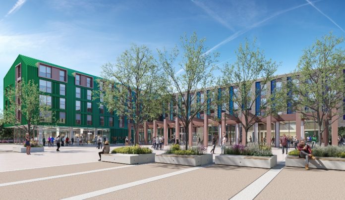 student village at Rusham Park