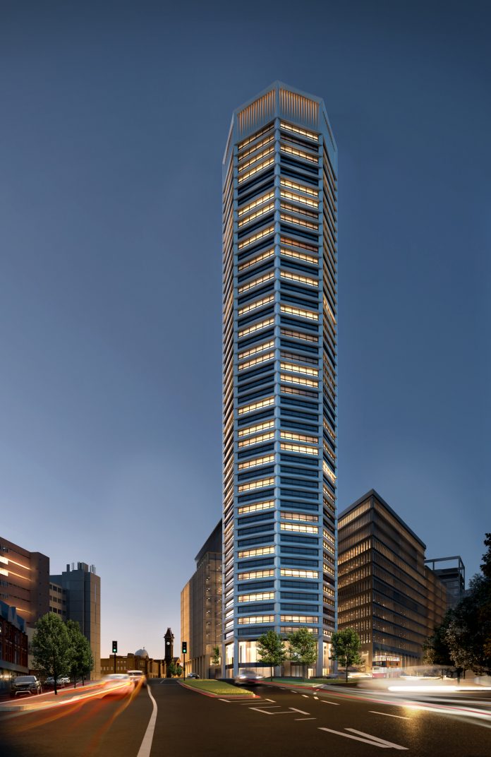 Octagon tower, paradise birmingham