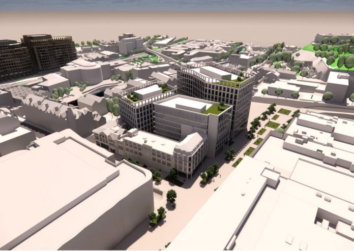 Plans unveiled for new £200m business quarter in Nottingham New Albion Place
