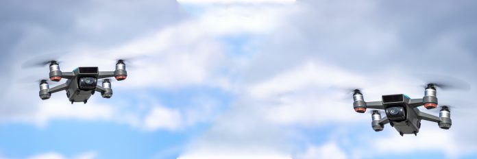 Pilot drones, drones, skanska