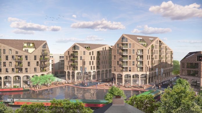 Lowesmoor Whard Canalside View RS lowesmoor wharf