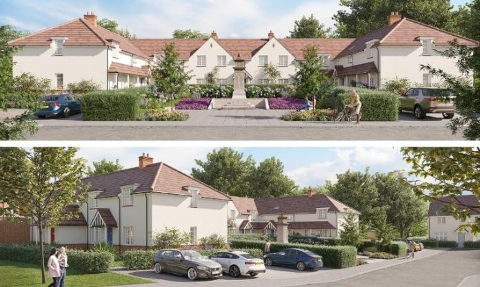 Chartist Garden Village CGIs 762 Pontllanfraith housing scheme