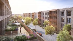 blocks of modular apartments