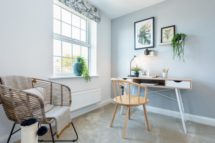 004 DWSM - The study in the Holden show home at Bertone Gardens. working from home