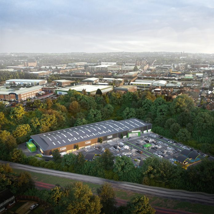 Greengate Bolton_Draft Render_Viewpoint 01 Bolton green skills centre