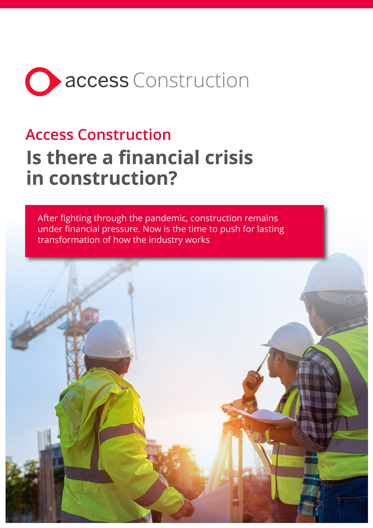 financial crisis in construction