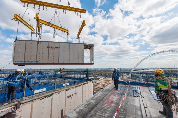 Tide Construction Ltd - Apex House, Wembley UK MMC