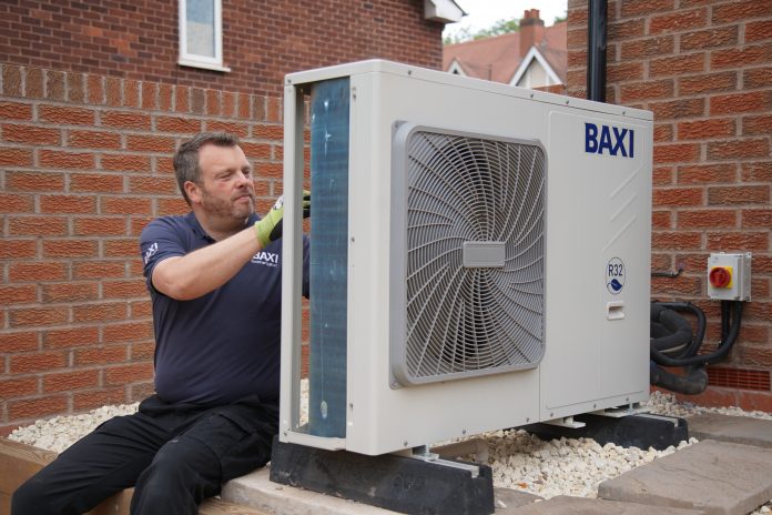 heat pump installation