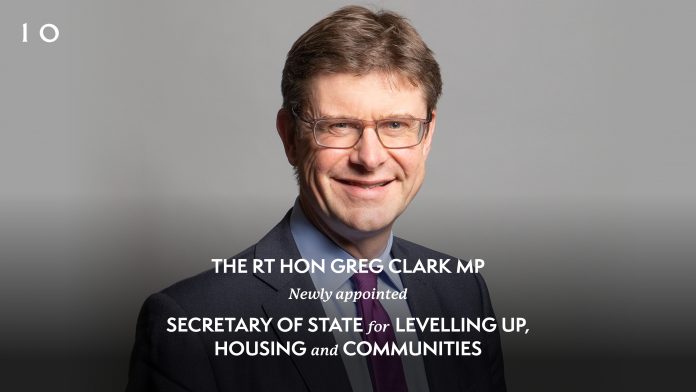Secretary of State for Levelling Up Greg Clark