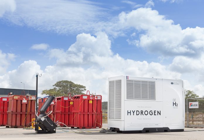 Hydrologiq hydrogen generator at kier site