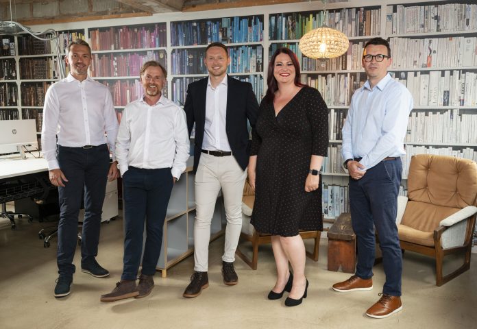 Pictured: the AG project board of directors; L-R Andrew Whittle, Jonathan Shaw, Daniel Metcalf, Kirsty Robinson, Tom Hargreaves