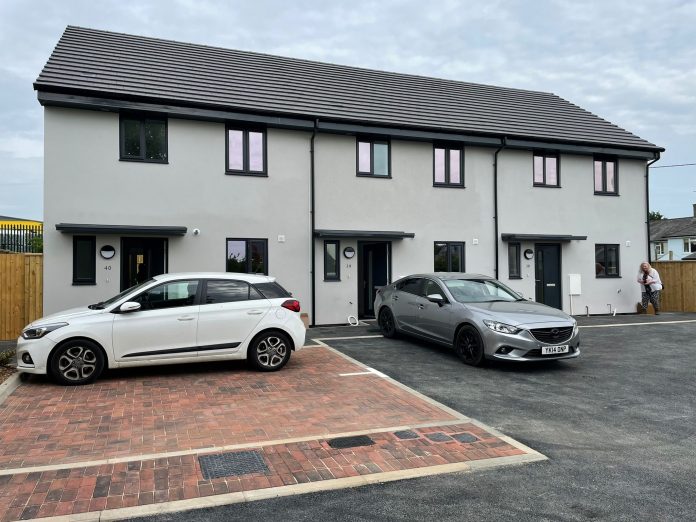 image of modular homes at Burton Gardens
