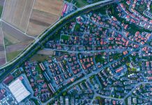 The latest RICS Conferences and RICS Training Arial view of development