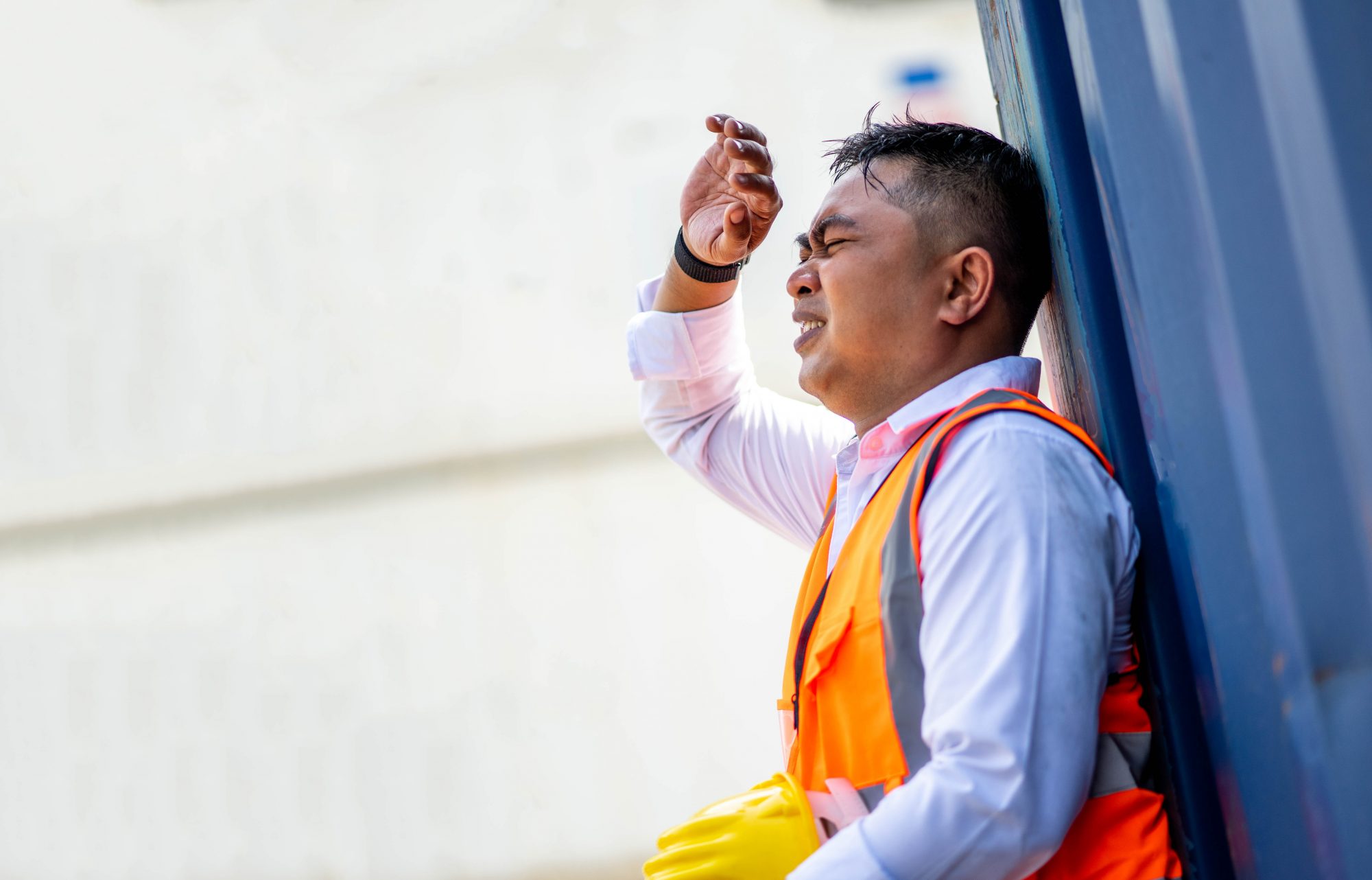 When is it too hot to work safely on a construction site?