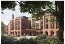 CGI image of later living residence in Hampstead Heath delivered by Wates Construction for Riverstone
