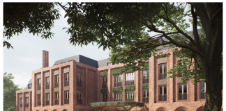 CGI image of later living residence in Hampstead Heath delivered by Wates Construction for Riverstone