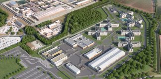 CGI of new prison in East Yorkshire