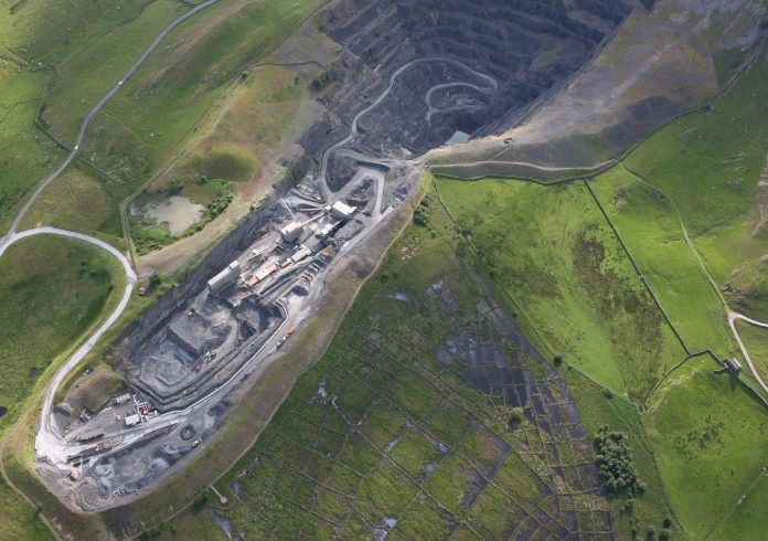 Credit: Mick Cardus An aerial shot of Tarmac’s bog restoration project at Swarth Moor SSSI, which has documented record numbers of a threatened species of newt, proving the ‘re-wetting’ of the bog was a success