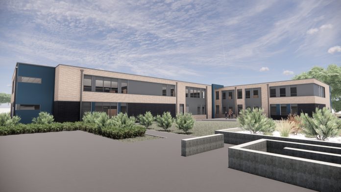 Work has begun on a new £8m school for Central Lancaster, which will create a new science and technology block for Central Lancaster High School