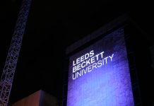 Tilbury Douglas to deliver multi-million-pound Leeds Beckett University Law School project Leeds Beckett University lite up at night