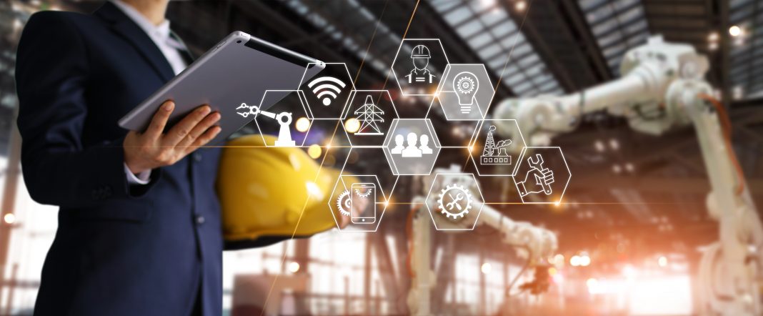 dreamstime_xxl_124448670 digital automation in construction concept