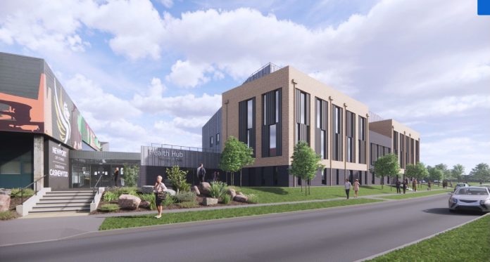 A new health and wellbeing centre in Newport worth £27.5m will be delivered by Kier for the Aneurin Bevan University Health Board
