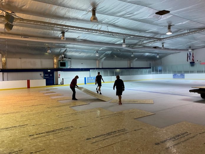 ice rink to event space with SterlingOSB Zero