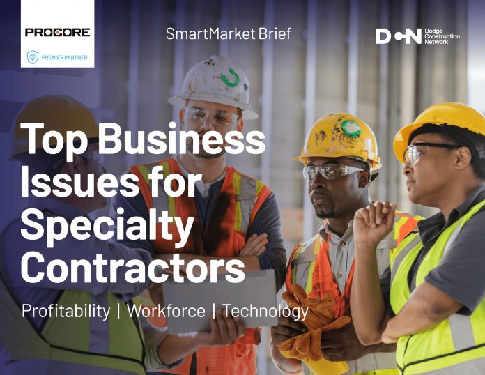 Top Business Issues For Specialty Contractors report