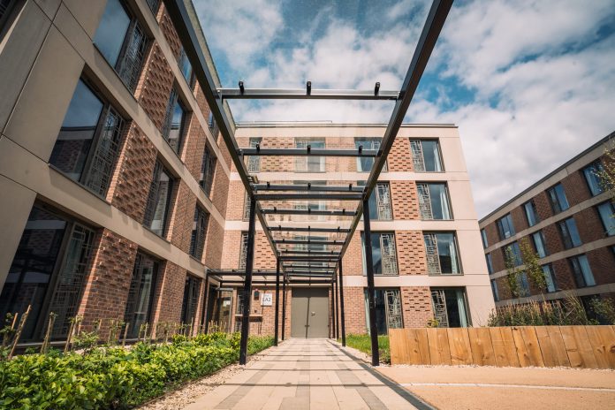 A University of York accommodation development, pictured, creating 1480 beds across 18 blocks has been completed by GRAHAM