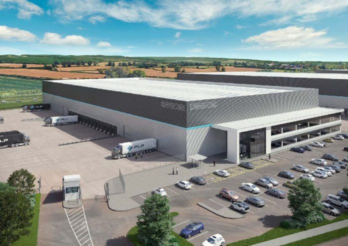 Winvic has been appointed by the developer to deliver the first four sustainable industrial facilities for PLP, pictured, at their South Caldecotte site in Milton Keynes