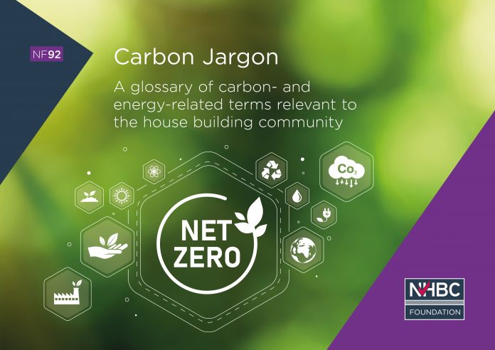 NHBC Foundation Carbon Jargon Guide cover image
