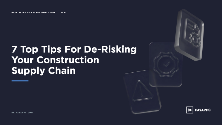 7 top tips for de-risking the construction supply chain
