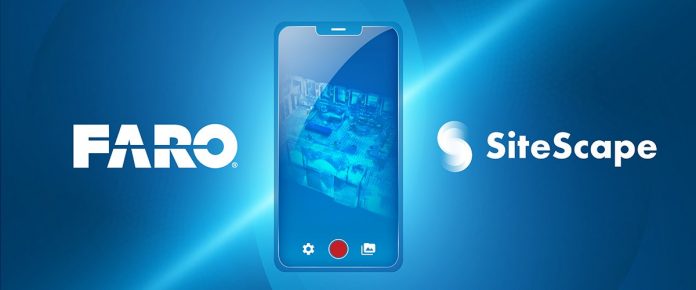 Faro Technologies has announced the acquisition of SiteScape, an iOS enabled low-resolution LiDAR capture software providing solutions for the AEC and O&M markets
