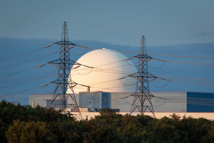 More nuclear power plants such as Sizewell B, pictured between two electricity pylons, are part of plans to secure the UK's energy independence