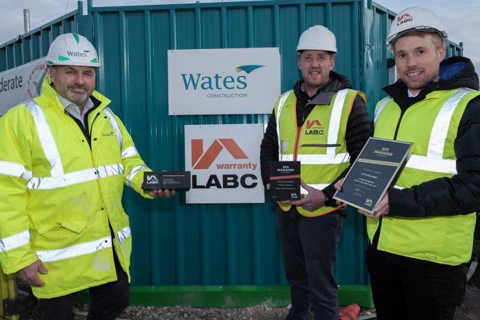 Wates project manager wins Site Manager of the Year at LABC Excellence Awards