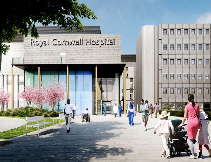 Cornwall women and children's hospital front entrance