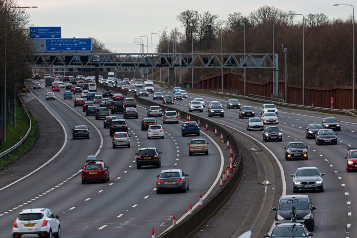 cars on motorway - smart motorways