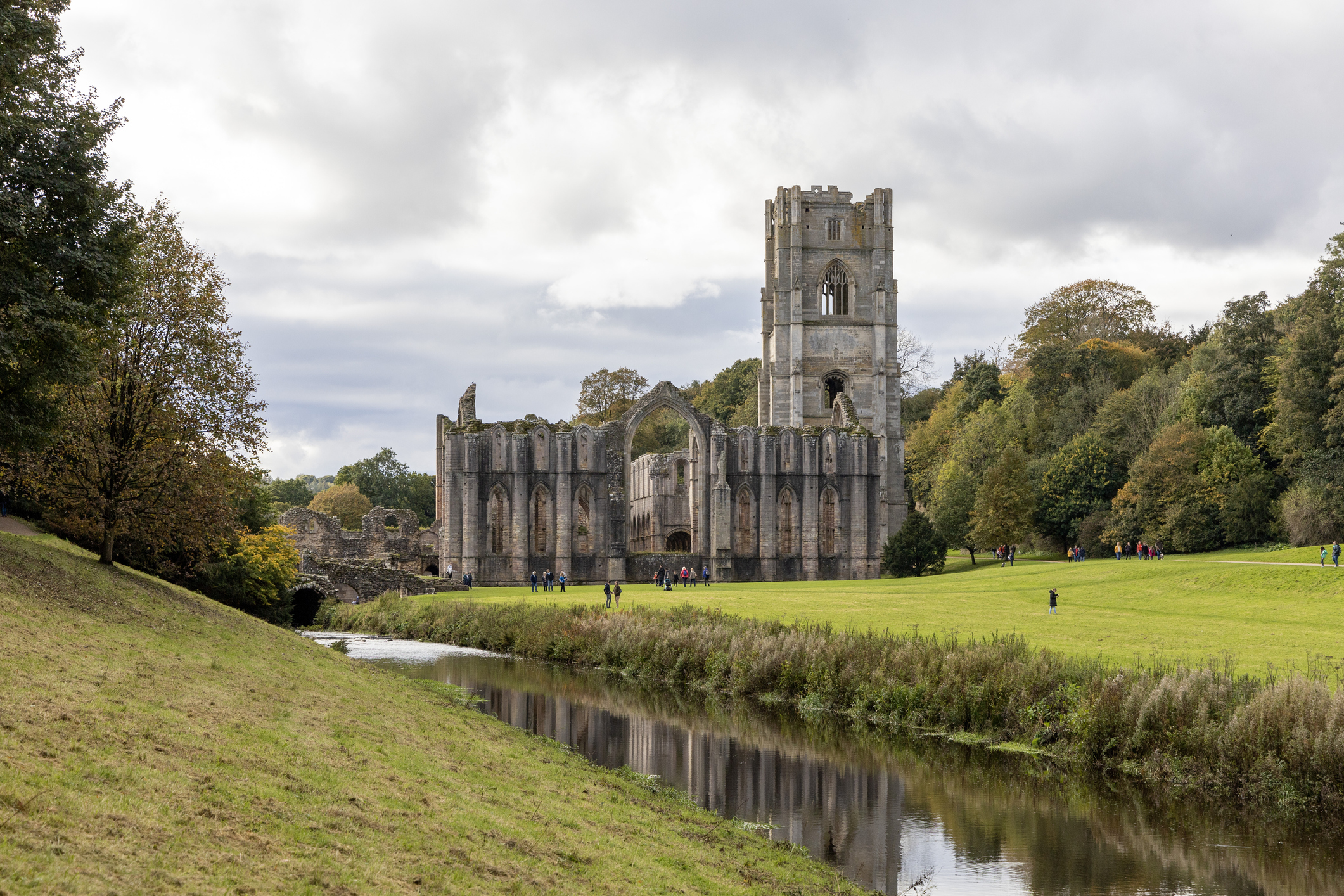 Fountains Abbey has suffered extensive damage from flooding, which the Skell Valley Project hopes to prevent.