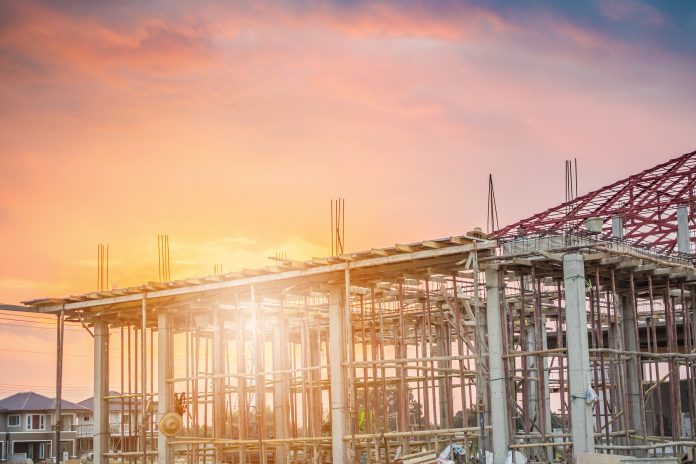 construction residential new house in progress at building site InSite Invites