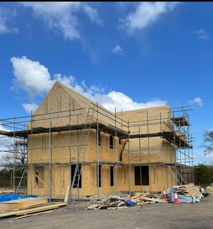 Joinery specialist uses SterlingOSB Zero boards for new housing development in Essex Essex pitch new housing development using SterlingOSB Zero boards