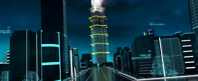 city skyline - more sustainable construction