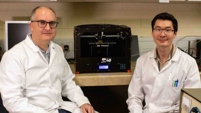 Scientists develop new 3D printing technique Dr Jose Marques-Hueso and Dr. Adilet Zhakeyev