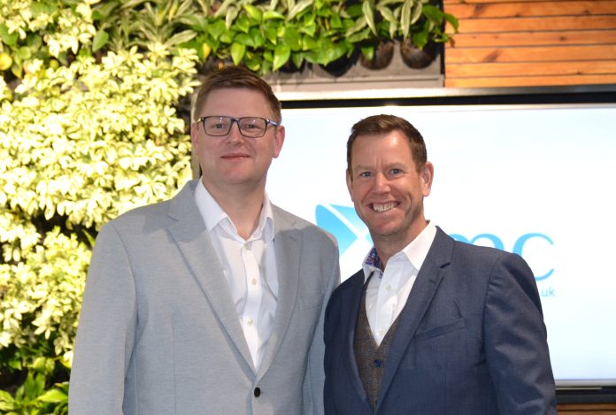 Russ Forshaw, left, with David Lowe