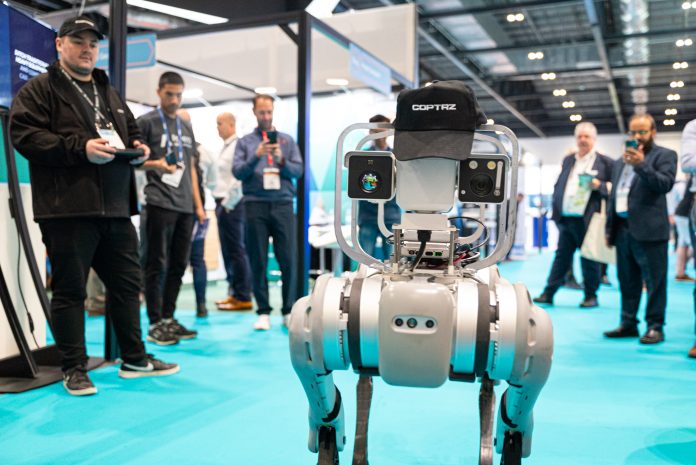 a robot from Digital Construction Week