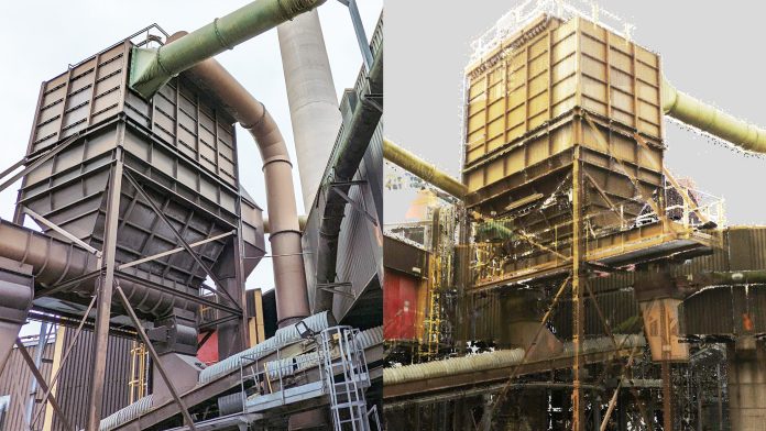 FARO’s 3D laser scanning put to the test by Rockwool 3D laser scanning, image of construction site