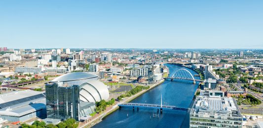 view of Glasgow - student accommodation