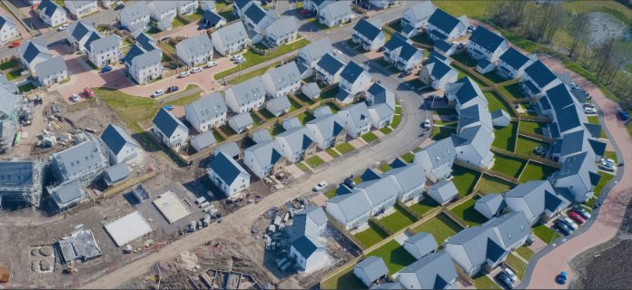 residential Birdseye view of residential development