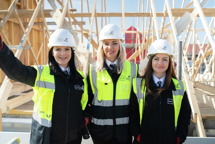 three female site managers