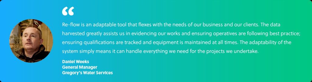 Gregory's Water Services Testimonial